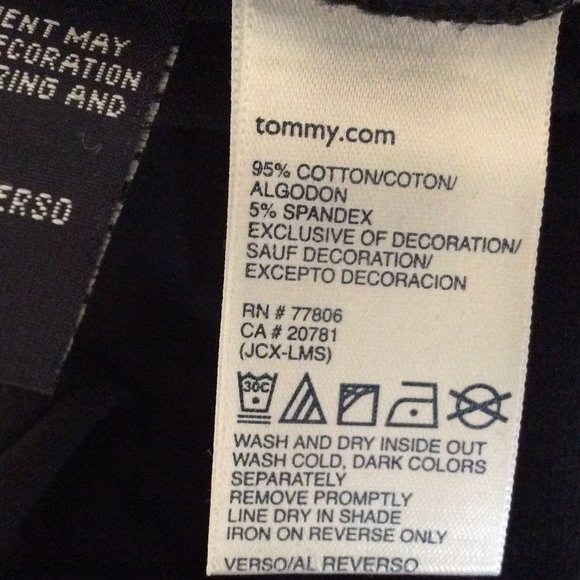 Tommy Hilfiger Y2K Beaded TH logo, 3/4 sleeve top (Sz. S) - Picture 12 of 15